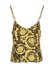 VERSACE VERSACE BAROCCO PRINTED SLIP STRAP TOP