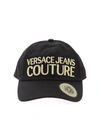 VERSACE JEANS COUTURE VERSACE JEANS COUTURE LOGO EMBROIDERED BASEBALL CAP