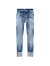 DSQUARED2 DSQUARED2 FADED EFFECT CROPPED JEANS