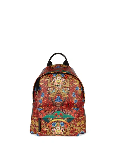 Giuseppe Zanotti Bud Leather Backpack In Multicolor