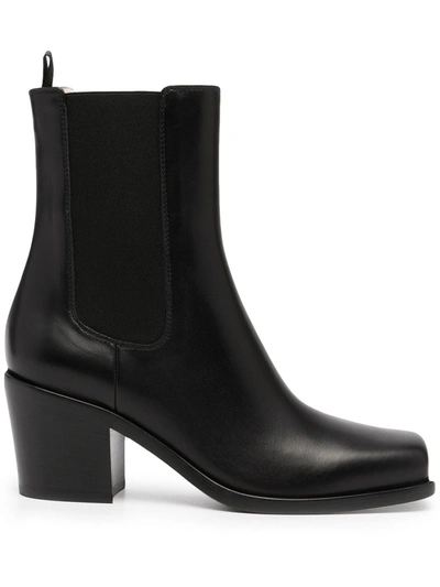 Gianvito Rossi Pull-on Ankle Boots In 黑色