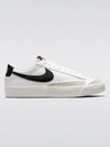 Nike White Blazer Low '77 Sneakers In White,black-sail-white