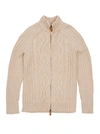 Robert Graham R Collection Heaton Sweater Full Zip In Cream