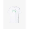 STUSSY MENS WHITE 3 PEOPLE GRAPHIC-PRINT COTTON-JERSEY T-SHIRT XS,R03793780