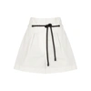 3.1 Phillip Lim High-waisted Drawstring Short Shorts In Off White