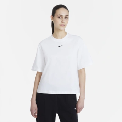 Nike Women's  Sportswear Essential Boxy T-shirt In White