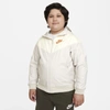 Nike Sportswear Windrunner Big Kids' Jacket (extended Size) In Light Bone,cashmere,light Bone,dark Russet