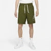 Nike Sportswear Alumni Men's Woven Flow Shorts In Rough Green