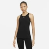 Nike Women's Dri-fit One Luxe Slim Fit Tank Top In Black