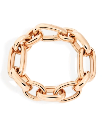 Pomellato Rose Gold Iconica Bold Chain Bracelet (size M)