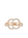 COURBET 18KT RECYCLED ROSE GOLD CELESTE LABORATORY-GROWN DIAMOND PAVÉ SET RING