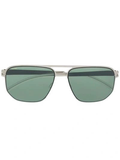 Mykita Perry Square-frame Sunglasses In Silber