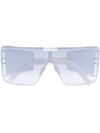 Balmain Wonder Boy Shield-frame Sunglasses In Silber