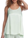 Pj Harlow Anne Satin Sleep Cami Top In Mint