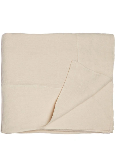 Once Milano Linen Large Tablecloth In Nude