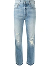 MOTHER HIGH-WAISTED HIKER HOVER JEANS