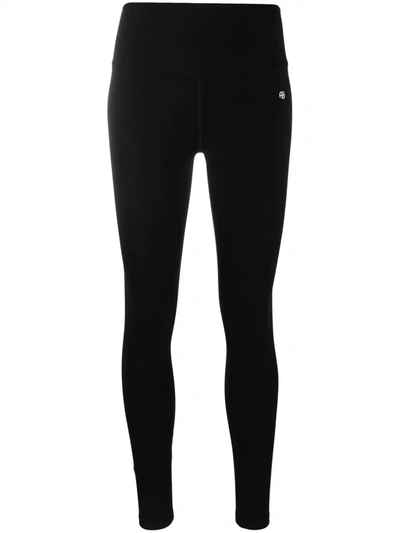 Anine Bing Blake High-rise Stretch-jersey Leggings In Black