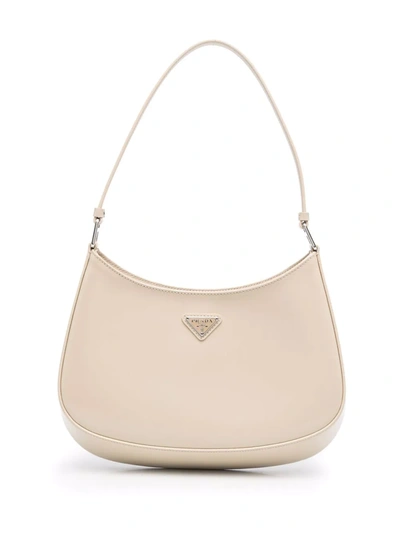 Prada Cleo Shoulder Bag In Nude | ModeSens