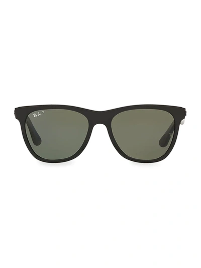 Ray Ban Women's Rb4184 54mm Polarized Square Sunglasses In Black