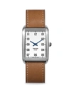TOM FORD STAINLESS STEEL & LEATHER-STRAP WATCH,400013537598