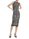 MICHAEL KORS ZEBRA PRINT SHEATH DRESS,400014088628