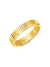 CHOPARD WOMEN'S ICE CUBE 18K YELLOW GOLD & DIAMOND RING,400014356142
