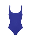 Eres Toureg Square-neck One-piece Swimsuit With Rings In Mer Azur