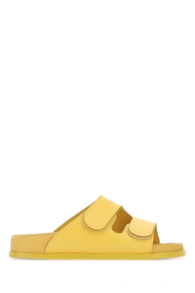 Birkenstock X Toogood Yellow Leather The Forager Slippers Nd  Uomo 42