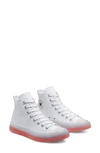 Converse Chuck Taylor All Star Cx Hi Canvas Sneakers In White In White/clear/wild Mango