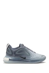Nike Air Max 720 Sneaker In Anthracite/ Black/ Silver