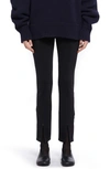 The Row Thilde Split Hem Scuba Pants In Black