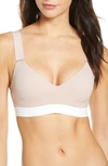 Natori Dynamic Anywhere High Impact Underwire Sports Bra In Rose Beige/ Warm White