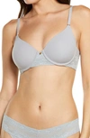 Natori Bliss Perfection Underwire Contour Bra In Silver Lining