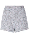 M Missoni Chunky-knit Shorts In Blau