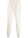 BLUE SKY INN LOGO-EMBROIDERED COTTON TRACK PANTS