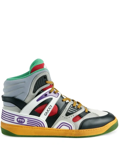 GUCCI GUCCI BASKET HIGH-TOP SNEAKERS