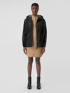Burberry Lightweight Econyl® Hooded Jacket In Black