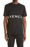 GIVENCHY GIVENCHY LOGO EMBROIDERED OVERSIZE T-SHIRT,BM716B3Y6B