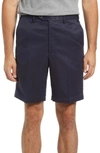Berle Flat Front Shorts In Navy