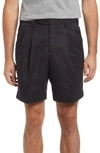Berle Pleated Shorts In Black
