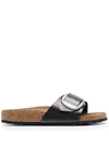 Birkenstock Madrid Single-strap Sandals In Black