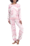 Honeydew Intimates Star Seeker Brushed Jersey Pajamas In Pop Tie Dye