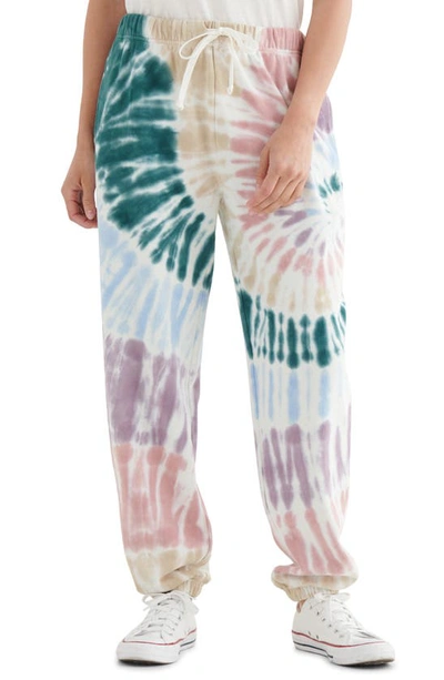 Lucky Brand Chill At Home Tie-dye Cotton Joggers In Multi
