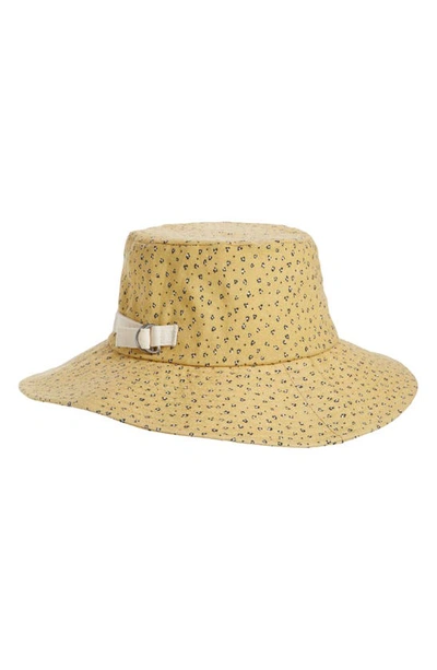 Madewell Linen Packable Sunhat In Bronzed Lichen