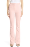Alexander Wang Stacked Flared-leg Trousers In Quartz Pink