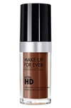 Make Up For Ever Ultra Hd Invisible Cover Foundation In R550-dark Chocolate