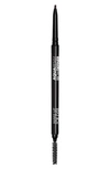 Make Up For Ever Aqua Resist Waterproof Eyebrow Definer Pencil 50 Black Brown 0.003 oz/ 0.09 G In Dark Brown