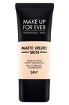 Make Up For Ever Matte Velvet Skin Full Coverage Foundation R210 Pink Alabaster 1.01 oz/ 30 ml In R210-pink Alabaster