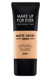 Make Up For Ever Matte Velvet Skin Full Coverage Foundation Y315 Sand 1.01 oz/ 30 ml In Y315-sand