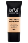 Make Up For Ever Matte Velvet Skin Full Coverage Foundation Y235 Ivory Beige 1.01 oz/ 30 ml In Y235-ivory Beige